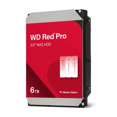 WD Tvrdi disk Red Pro, 6 TB, 7200 okr./min, 256 MB, SATA, 3.5"